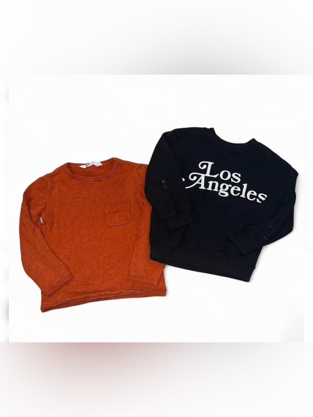 H&M crewneck & orange Crewneck Sweater